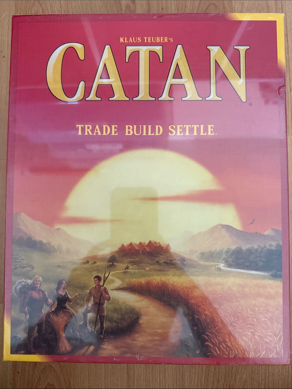 Catan Strategy Board Game - Red Sunset Cover